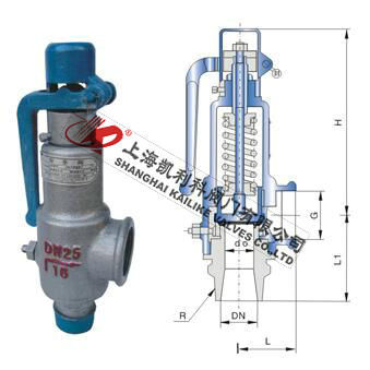 A27H、A27W、A27Y彈簧微啟式外螺紋安全閥